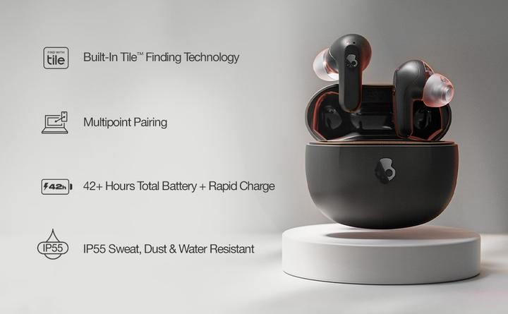 Produktbild Skullcandy Rail True Wireless In-Ear (keine Geräuschunterdrückung, 42 h, Kabellos)
