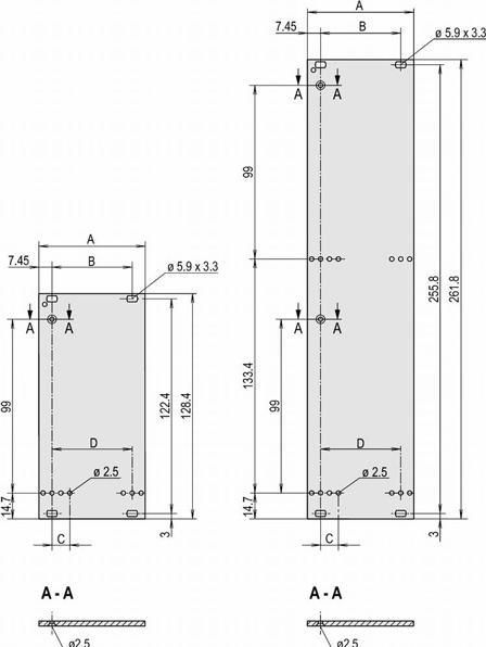 Actual product image Schroff Front panels