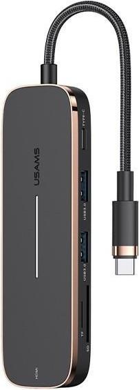 Usams SJ575HUB01 (USB-C, 6 Ports)