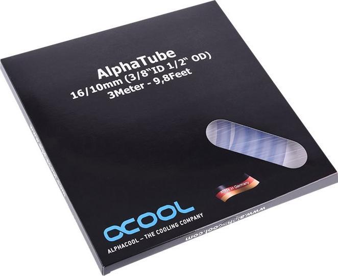 Actual product image Alphacool AlphaTube Hose HF 16/10mm - Clear 3 m (3 m, Plastic)