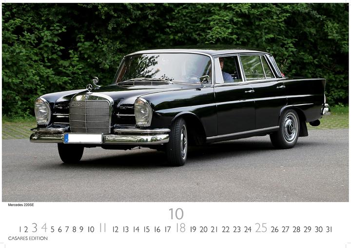 Produktbild Mercedes Classic Cars 2026 L 35x50cm (35 x 50 cm, Deutsch)