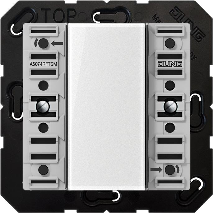 Actual product image JUNG Wall Transmitter One KNX Radio A AP 4Kan A5074RFTSM