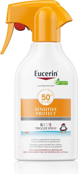 Eucerin SUN Kids Sensitive Protect Trigger Spray LSF 50+ (Sonnenspray, SPF 50+, 250 ml, 311 g)