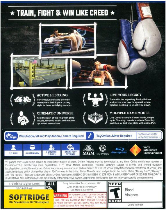 Image du produit Sony Creed : Rise to Glory (VR) -US- (PS4, EN)