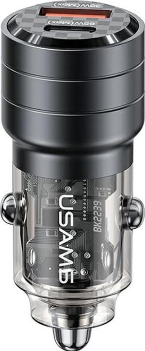 Produktbild Usams Ład. sam. C36 USB+USB-C 95W Fast Charge czarny/black CC176CC01 (US-CC176)