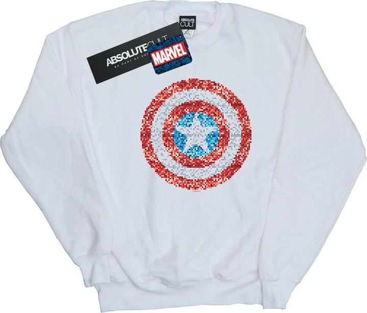 Captain America Pixelated Shield Sweatshirt Mädchen