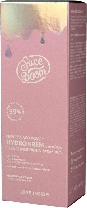 Actual product image Boom - Hydro Face Cream Hydro Moisturising And Soothing Cream For Dehydrated And Sensitive Skin (50 ml, 24h cream)