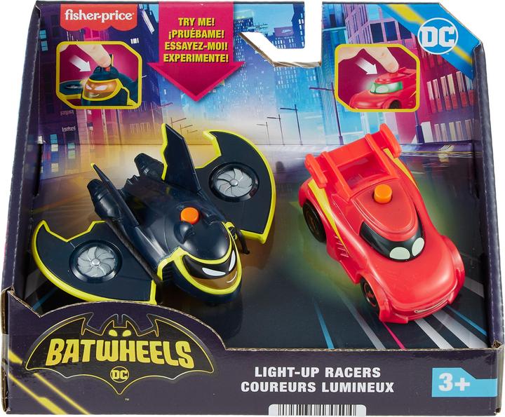 Actual product image Fisher-Price Batwheels Lichteffekt Rennautos - Redbird & Friend