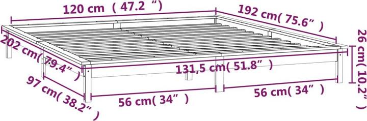Produktbild VidaXL Rog (120 x 200 cm)
