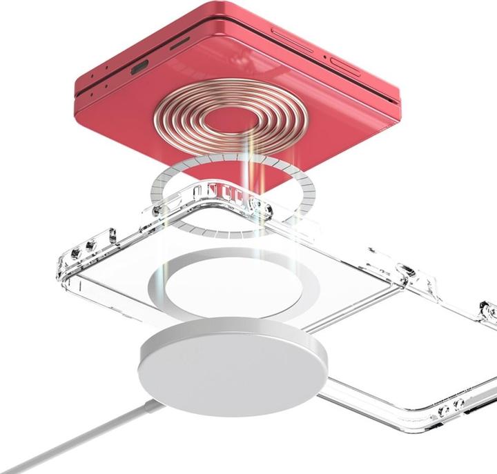 Actual product image Araree Case Duple M MagSafe for Samsung Galaxy Z Flip7 transparent (Samsung Galaxy Z Flip 7)