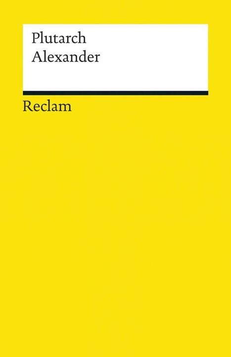 Produktbild Alexander (Deutsch, Plutarch, 2014)