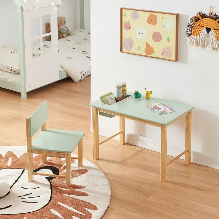 Actual product image En.Casa Brønnøy (High chair, Kids table)
