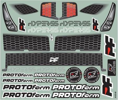 Produktbild Proline Karosserie Hyper-SS Light Weight unlackiert, 1:8 GT