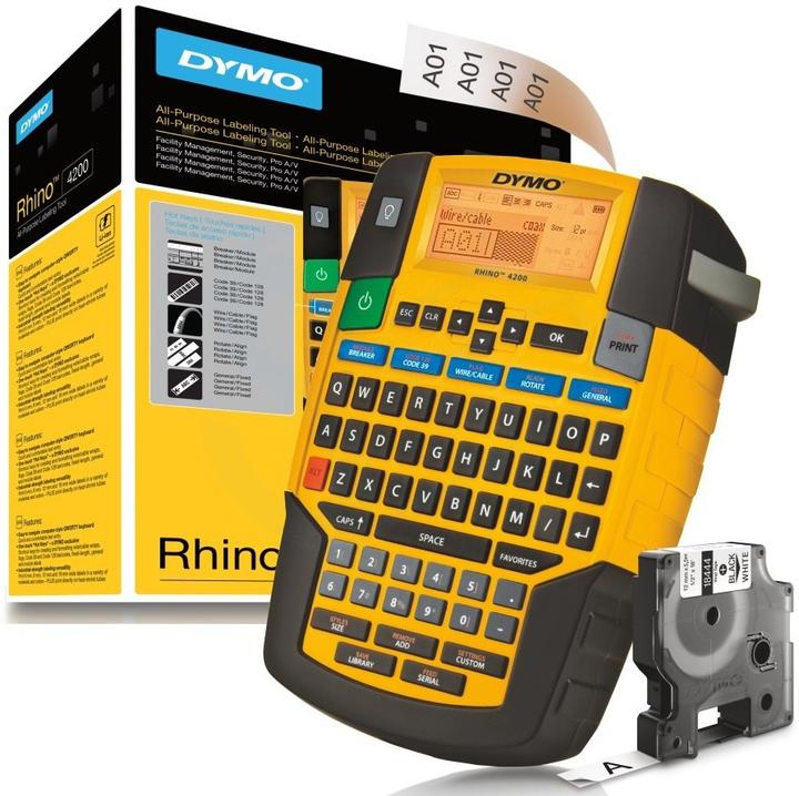 Produktbild Dymo Rhino4200 Qwerty 19mm PB1 P/IT/ES/TR/NL