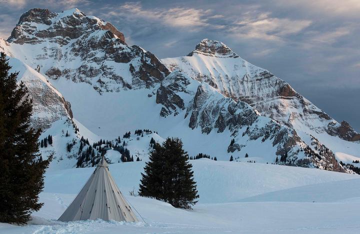 Produktbild Nordisk Alfheim 19.6 m² Tent Technical Cotton (Kuppelzelt, 18 kg, 6 Personen)