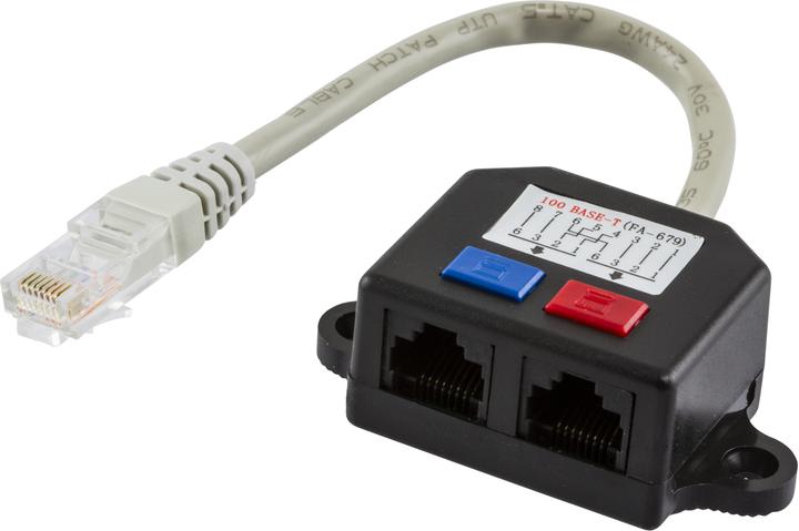 Produktbild Deltaco 679-U networking cable Black, White
