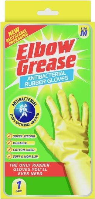 Produktbild Elbow Grease Handschuhe Gummi Antibakteriell (L)