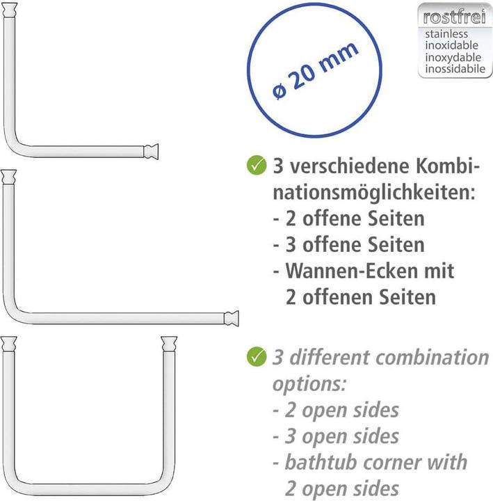 Image du produit Wenko Barre d'angle