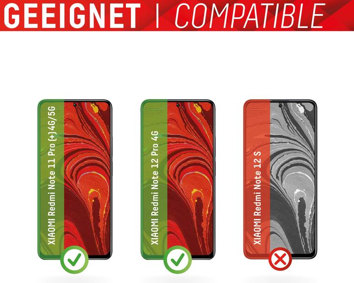 Immagine prodotto Displex Smart Glass, Displayschutzfolie (1 Pezzo/i, Xiaomi Redmi Note 11 Pro 5G, Xiaomi Redmi Note 12 Pro)