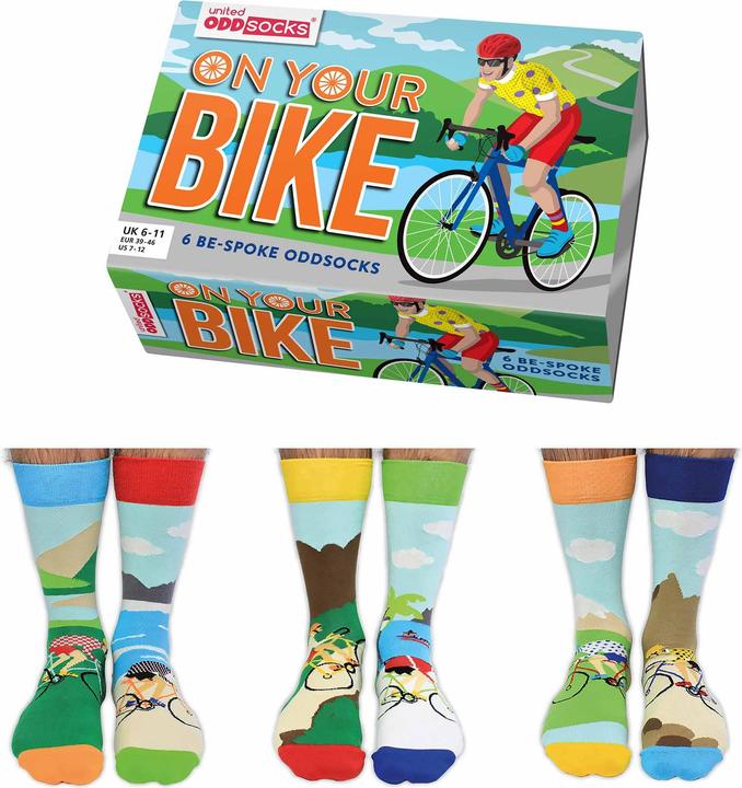 Actual product image United Oddsocks On your bike (Single pack, 39 - 46)