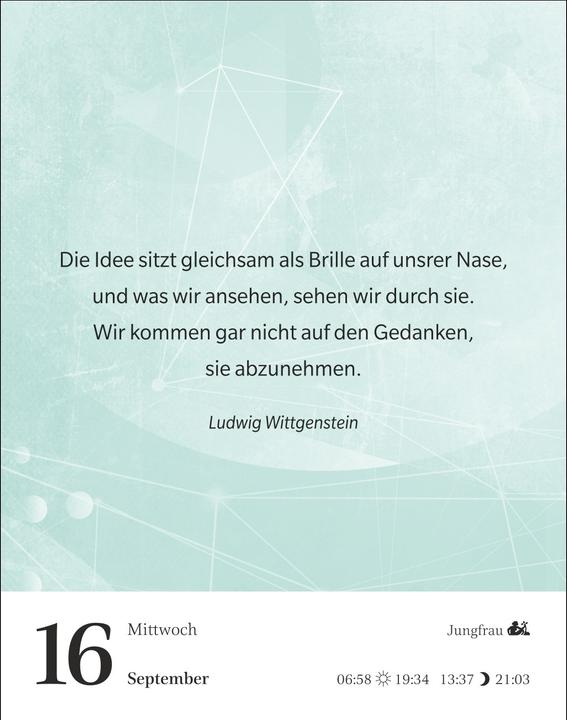 Produktbild Harenberg Gute Gedanken tanken Tagesabreisskalender 2026 - Denkanstösse für das ganze Jahr (11 x 14 cm, Deutsch)