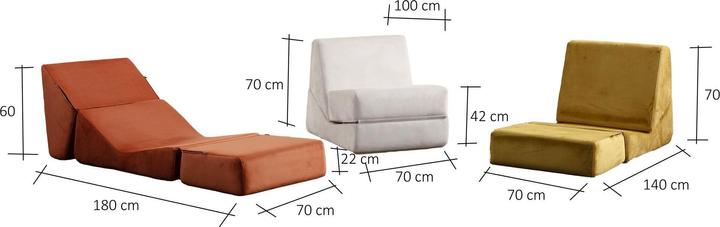 Image du produit Atelier del Sofa Origami Convertable Sofa Bed (1 place)