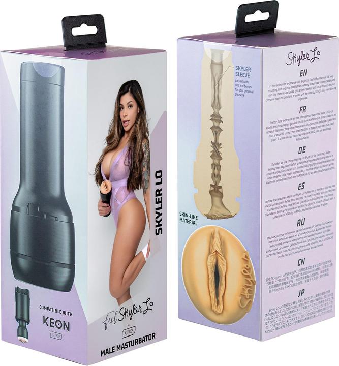 Actual product image Kiiroo Stars Collection Strokers Feel Skyler Lo
