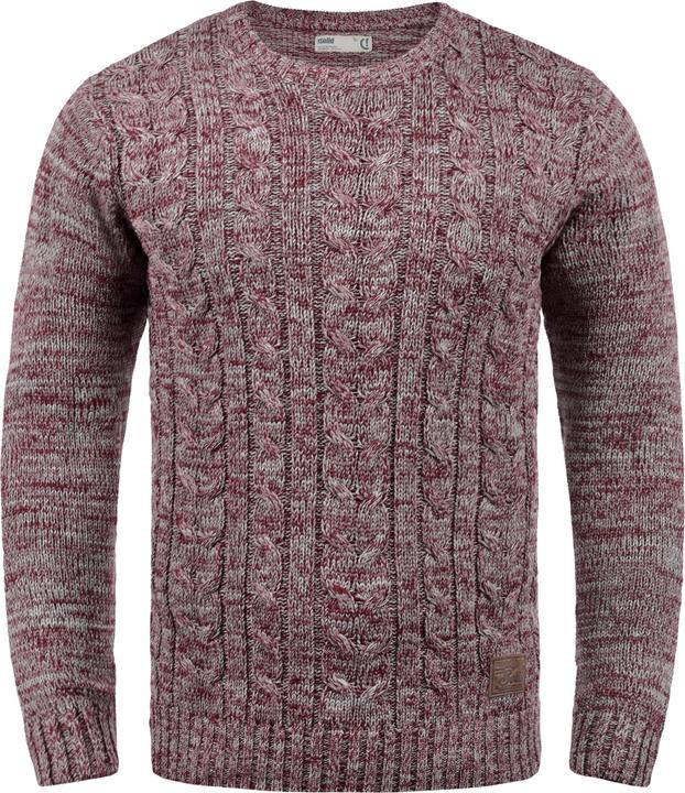 Immagine prodotto Solid Philemon Maglione In Maglia Grossa Pullover Maglieria Da Uomo Con Girocollo In Cotone 100% (L)