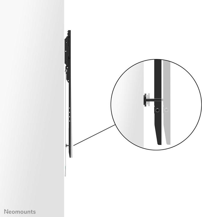 Produktbild Neomounts Wandhalterung 500x800mm 100kg/50-98"/fix/schwarz/Hochformat (Wand, 98", 100 kg)