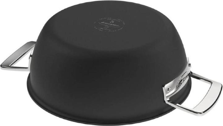 Actual product image Demeyere Black 5 Conische sudderpot met deksel 24 cm - 3,3 l (24 cm, Casserole + Stewpot, Stainless steel)