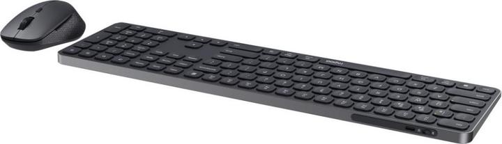 Productafbeelding Rapoo Draadloze multimodus bureauset 9810M, QWERTZ, donkergrijs (00228039) (NL, Draadloze)