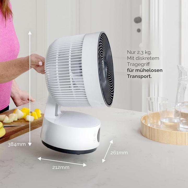 Actual product image Meaco MeacoFan Sefte® 8 Tischventilator mit Akku (26.90 dB)