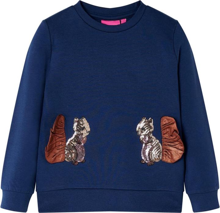 VidaXL Kinder-Sweatshirt Marineblau 92,Material: 95 % Baumwolle. 5 (92)