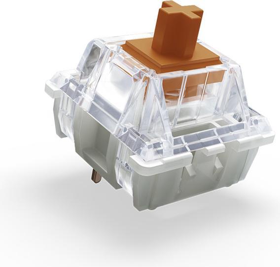 Actual product image CHERRY xtrfy Kailh Speed Bronze Switches, mechanical, 3-pin, clicky, MX-Stem, 50g - 35 pieces