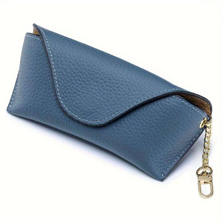 Only-Bags.Store Echtes Leder Brillentasche Magnetische Sonnenbrille Lesebrille Box Abdeckung Portable Brillenetui