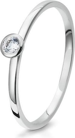 Breuning RING - BRILL. 0,10 Ct. H/si (57, 585/14 K Gold)