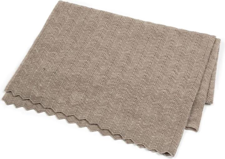 Immagine prodotto Smallstuff Coperta per bambini a lisca di pesce in lana merino (80 x 100 cm)