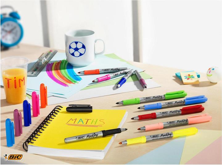 Actual product image Bic MARKING COLOR - Marker (Silver, 1.80 mm, 12 x)
