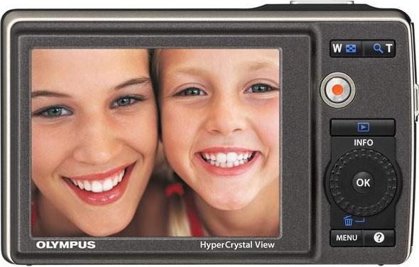 Actual product image Olympus Mju 9010, 14MP, 10x zoom, 2GB int. memory, black (1/2,3'')