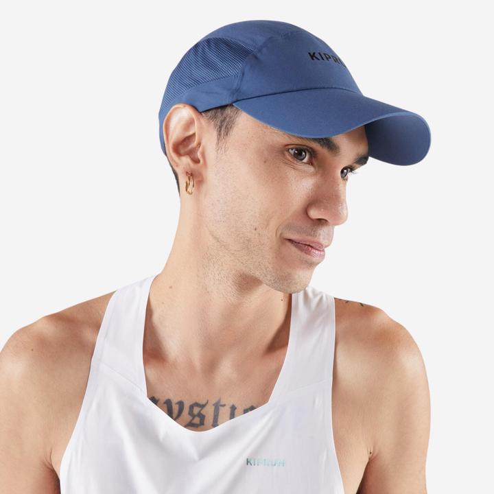 Actual product image Kiprun Lauf-Cap Schirmmütze - V2 blau