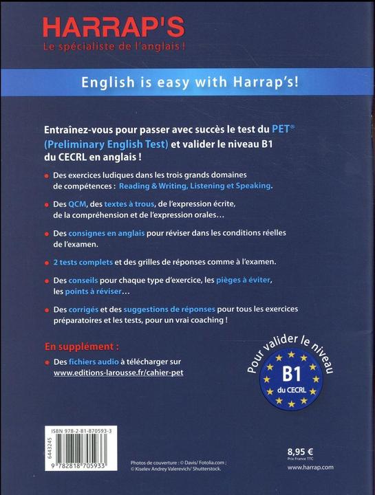 Actual product image Pass the Cambridge preliminary English test (French, Styles Naomi, 2024)
