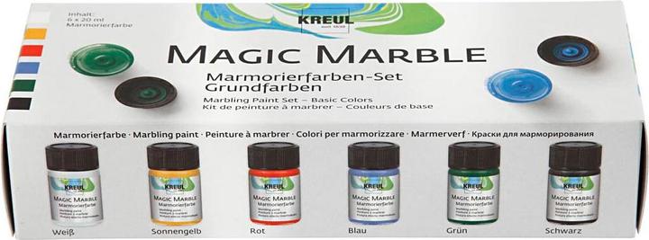 Immagine prodotto Creativ Company KREUL Marmo Magico 20 ml (Multicolore, Giallo chiaro, Verde, Giallo, Rosso, Bianco, 20 ml)