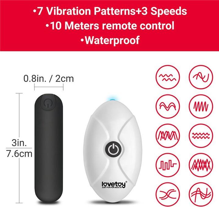 Produktbild Lovetoy Bedrucktes vibrierendes sexy Höschen