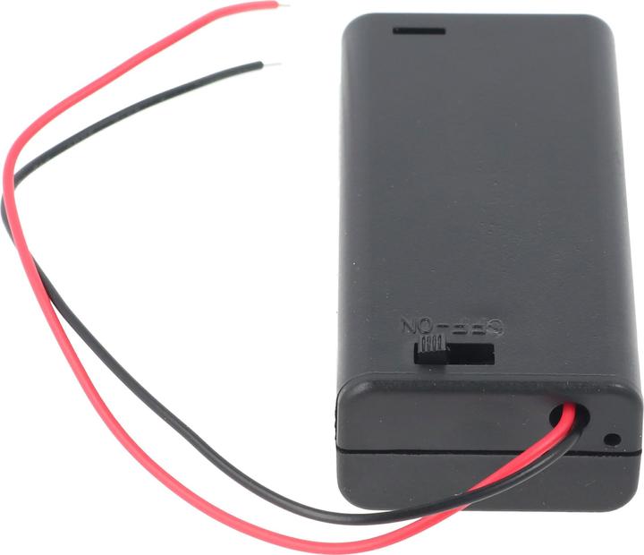 Actual product image XCell Batteriehalter für 2x Mignon AA LR6 Batterie mit An/Aus Schalter