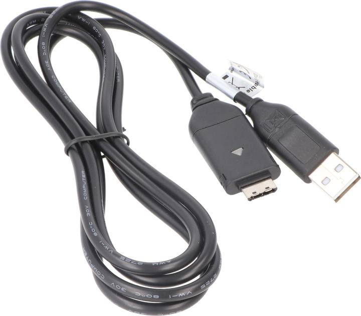 Produktbild AccuCell USB-Verbindungskabel für Samsung ES55, PL20, WB5500, WB600, WP10 (Kamera Akku Netzadapter)