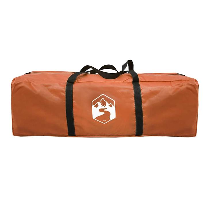 Produktbild VidaXL Campingzelt 4 Personen & Orange 483 x 340 x 193 cm 185T Taft (Kuppelzelt, 12.90 kg, 4 Personen)