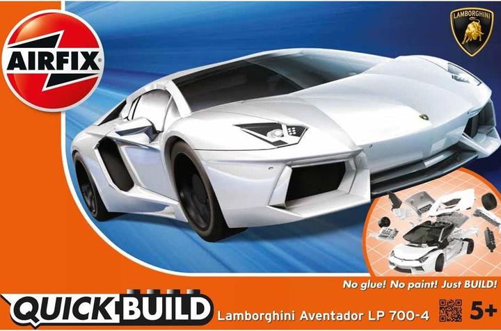 Produktbild Airfix Bausatz Lamborghini Aventador weiss Quick Build