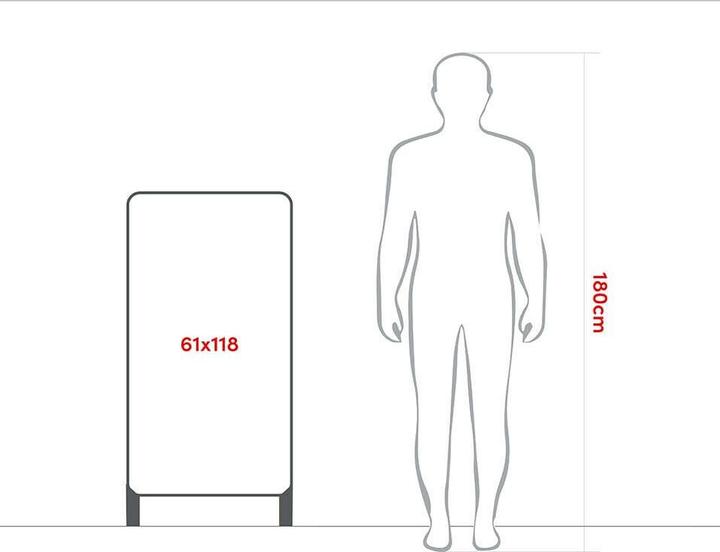 Produktbild Jamb Werbetafel (61 x 30 x 118 cm)