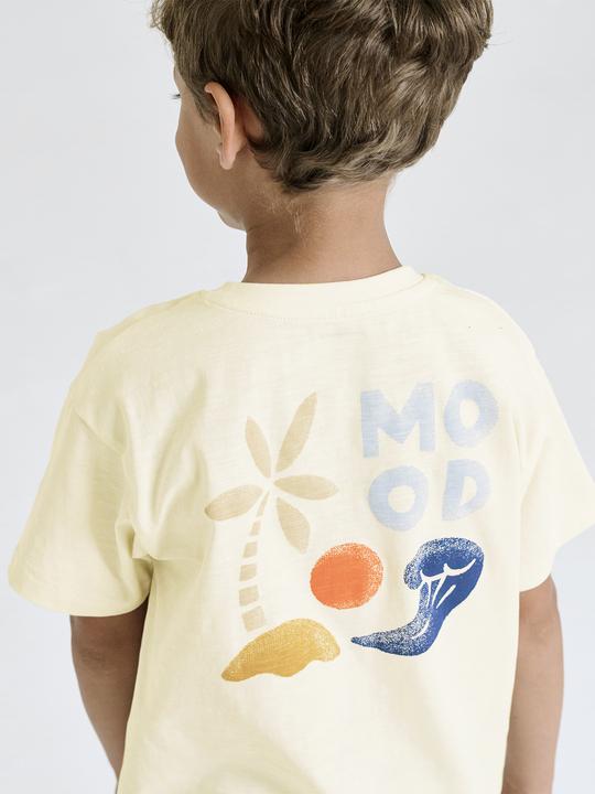 Image du produit Vertbaudet Jungen T-Shirt mit XL-Print hinten und Recycling-Baumwolle (158)