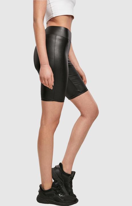 Immagine prodotto Urban Classics Pantaloncini da ciclista in similpelle da donna (XS)